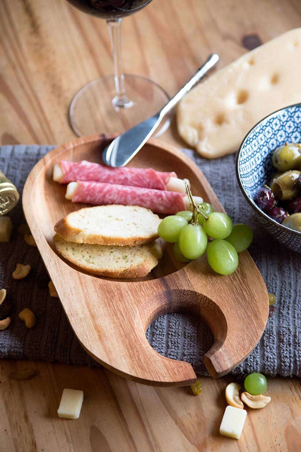 Food grade Wooden Serving Tray cocktail plates